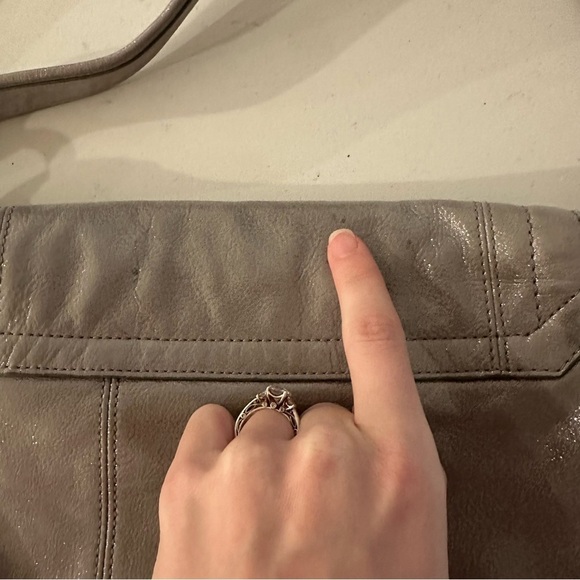 Coach Signature Metallic Layla Leather Crossbody Bag - Picture 6 of 14